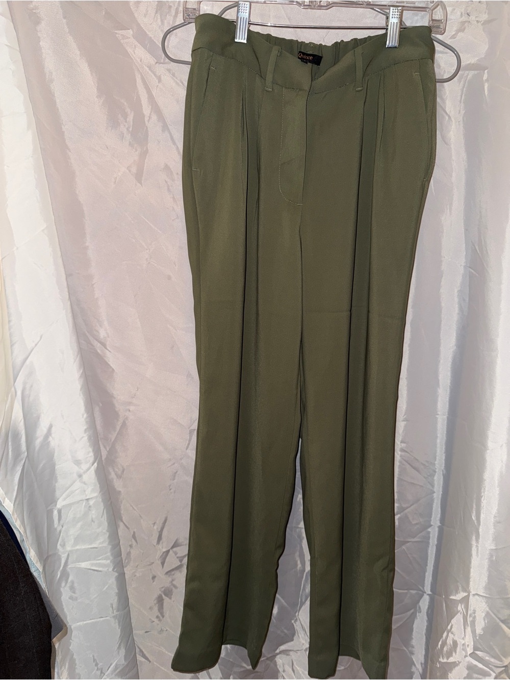 Quince Olive Green Men's Dress Pants
